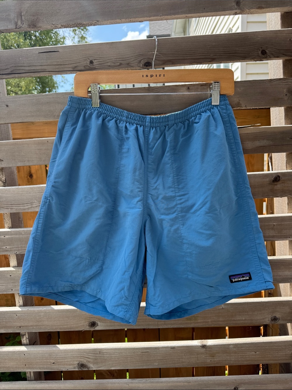 Patagonia Light Blue Men's Swim Trunks